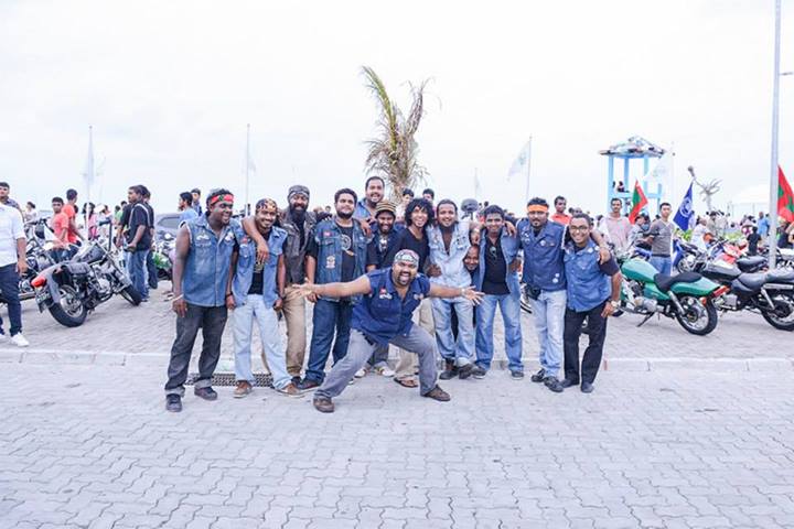 MCC members at a motorcycle festival